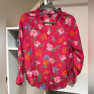 Ann Taylor floral blouse